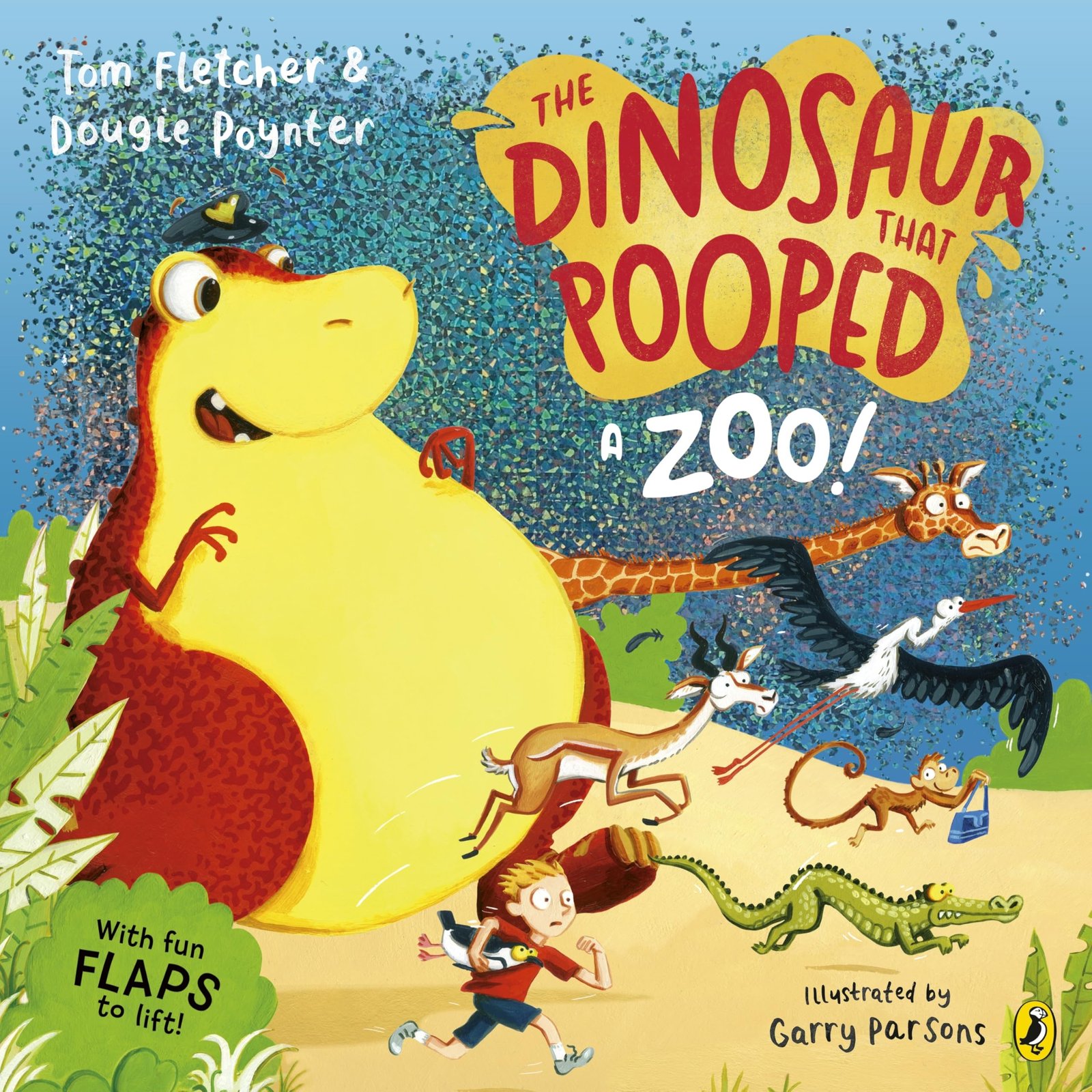 The Dinosaur That Pooped a Zoo! by Tom Fletcher & Dougie Poynter cover
